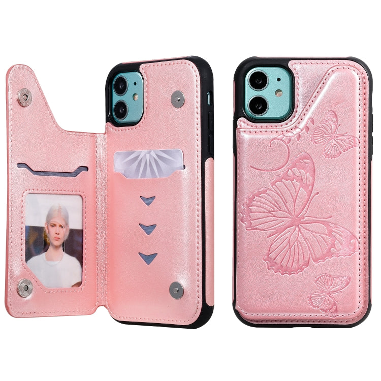 Butterfly Embossing Pattern Shockproof Protective Case with Holder & Card Slots & Photo Frame, Series 7 My Store