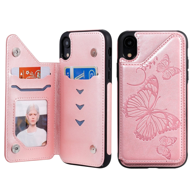 Butterfly Embossing Pattern Shockproof Protective Case with Holder & Card Slots & Photo Frame, Series 1 My Store