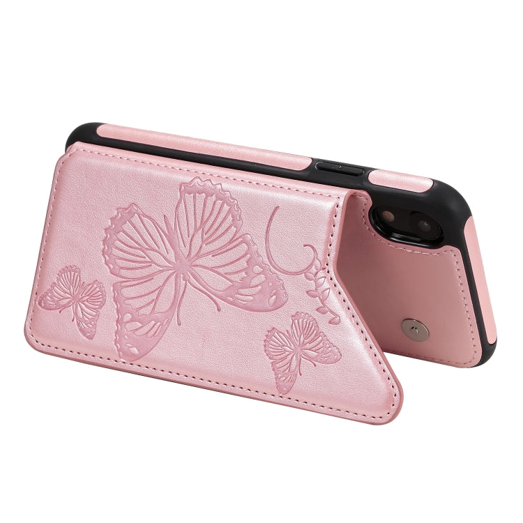 Butterfly Embossing Pattern Shockproof Protective Case with Holder & Card Slots & Photo Frame, Series 1 My Store