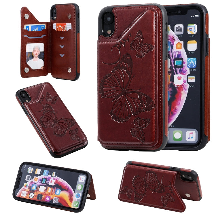 Butterfly Embossing Pattern Shockproof Protective Case with Holder & Card Slots & Photo Frame, Series 1 My Store