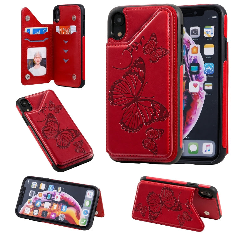 Butterfly Embossing Pattern Shockproof Protective Case with Holder & Card Slots & Photo Frame, Series 1 My Store