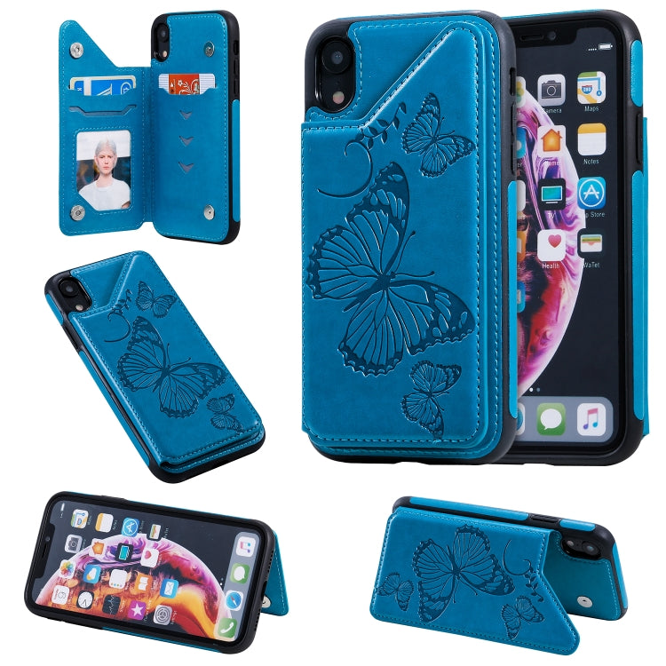 Butterfly Embossing Pattern Shockproof Protective Case with Holder & Card Slots & Photo Frame, Series 1 My Store