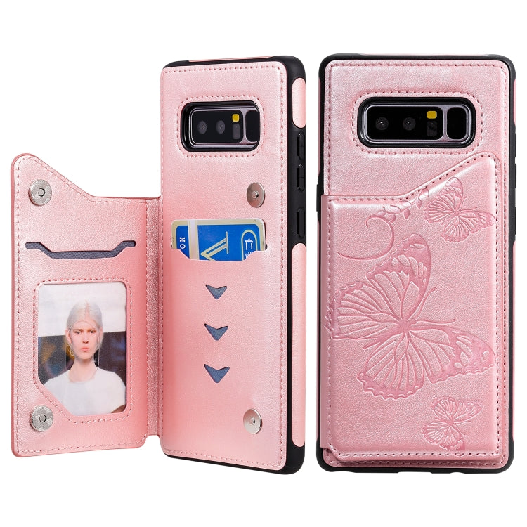 Butterfly Embossing Pattern Shockproof Protective Case with Holder & Card Slots & Photo Frame, Series 3 My Store