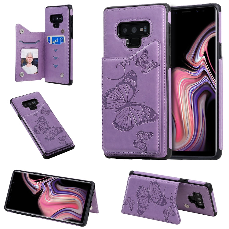 Butterfly Embossing Pattern Shockproof Protective Case with Holder & Card Slots & Photo Frame, Series 8 My Store