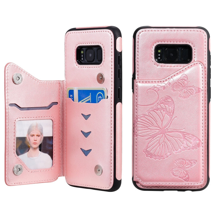 Butterfly Embossing Pattern Shockproof Protective Case with Holder & Card Slots & Photo Frame, Series 6 My Store