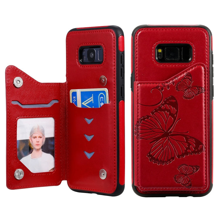 Butterfly Embossing Pattern Shockproof Protective Case with Holder & Card Slots & Photo Frame, Series 4 My Store