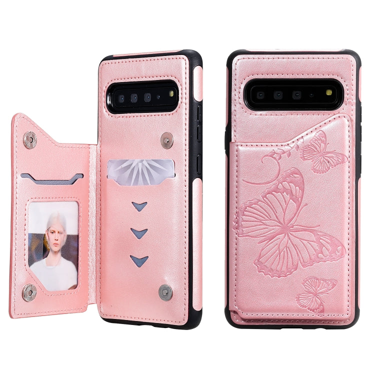 Butterfly Embossing Pattern Shockproof Protective Case with Holder & Card Slots & Photo Frame, Series 7 My Store