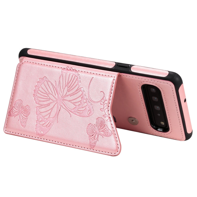 Butterfly Embossing Pattern Shockproof Protective Case with Holder & Card Slots & Photo Frame, Series 7 My Store