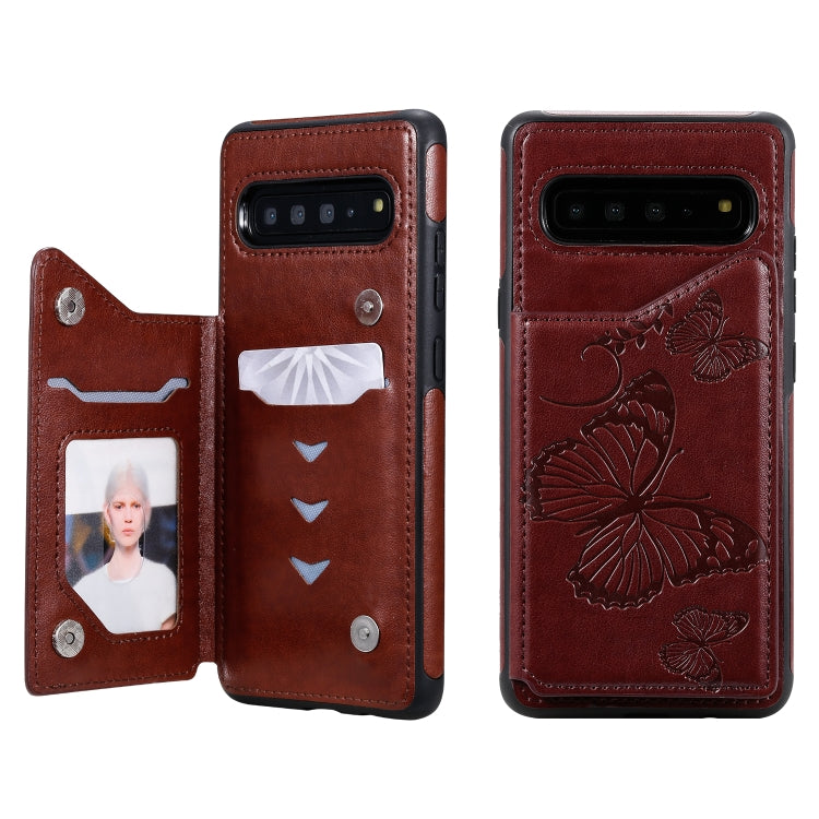 Butterfly Embossing Pattern Shockproof Protective Case with Holder & Card Slots & Photo Frame, Series 7 My Store