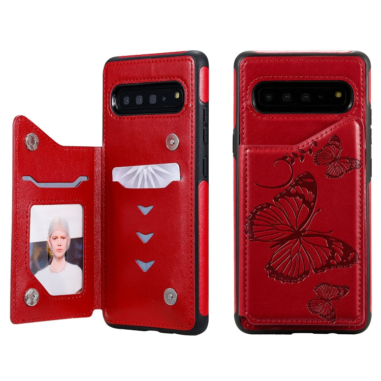 Butterfly Embossing Pattern Shockproof Protective Case with Holder & Card Slots & Photo Frame, Series 7 My Store