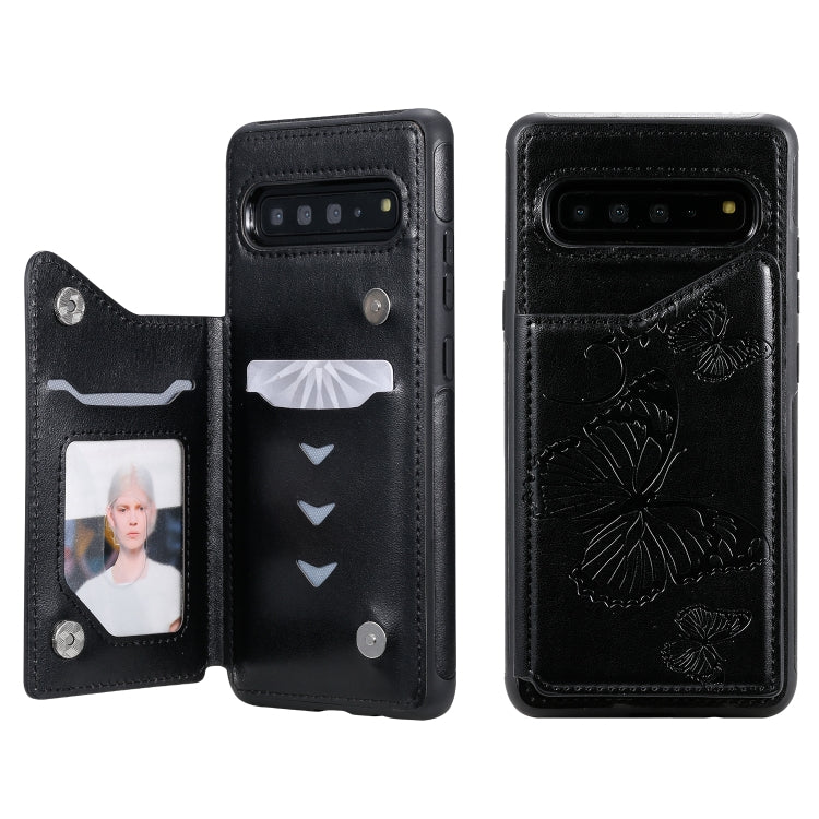 Butterfly Embossing Pattern Shockproof Protective Case with Holder & Card Slots & Photo Frame, Series 7 My Store