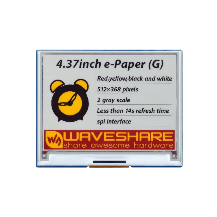 Waveshare 4.37 inch 512×368 E-Paper Module My Store