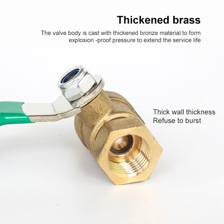 LAIZE Pneumatic Hose Connector Thickened Brass Ball Valve My Store