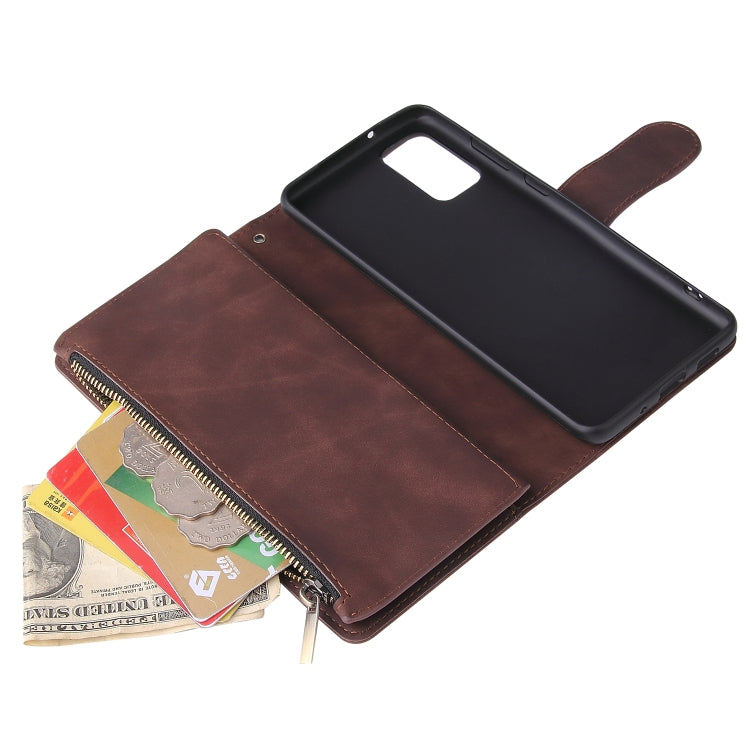 Multifunctional Horizontal Flip Leather Case, with Card Slot & Holder & Zipper Wallet & Photo Frame, Series 3