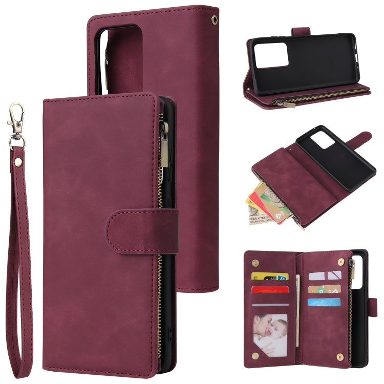 Multifunctional Horizontal Flip Leather Case, with Card Slot & Holder & Zipper Wallet & Photo Frame, Series 3