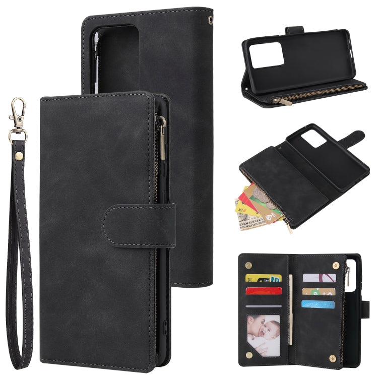 Multifunctional Horizontal Flip Leather Case, with Card Slot & Holder & Zipper Wallet & Photo Frame, Series 3