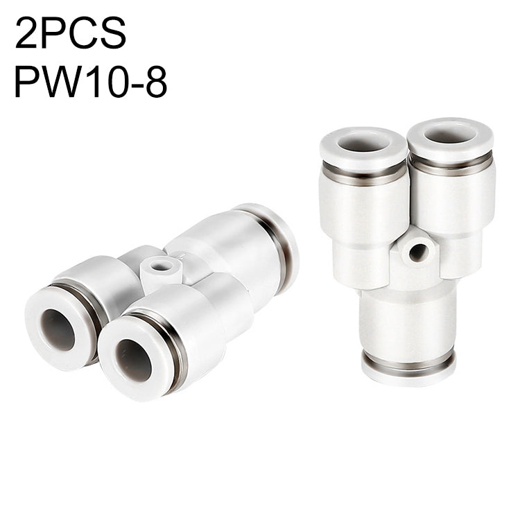 PW6-4 LAIZE 2pcsPW Y-type Tee Reducing Pneumatic Quick Fitting Connector My Store