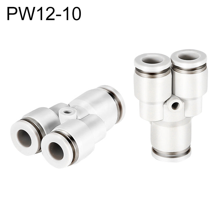 PW6-4 LAIZE 2pcsPW Y-type Tee Reducing Pneumatic Quick Fitting Connector My Store