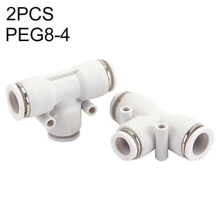 PEG6-4 LAIZE 2pcs PW T-type Tee Reducing Pneumatic Quick Fitting Connector My Store