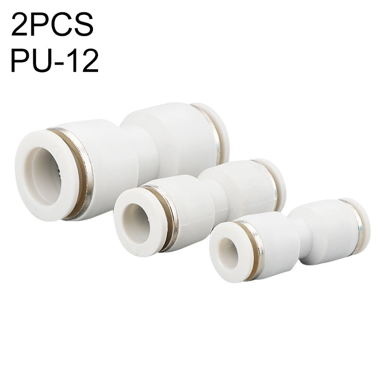 PU-12 LAIZE 2pcs PU Straight Pneumatic Quick Fitting Connector My Store