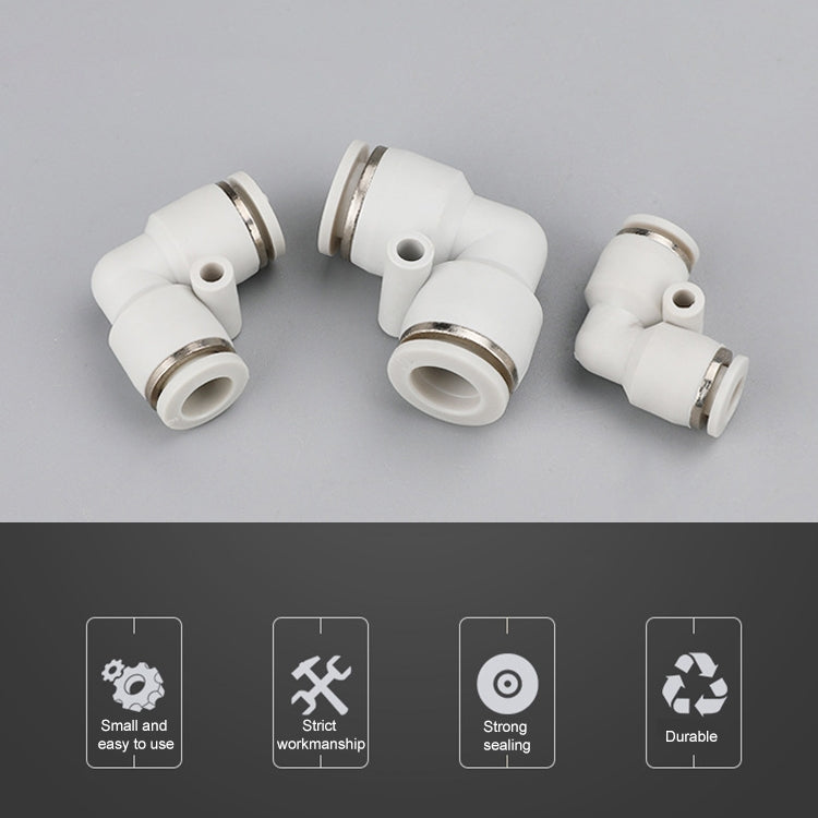 PV-16 LAIZE 2pcs PV Elbow Pneumatic Quick Fitting Connector My Store