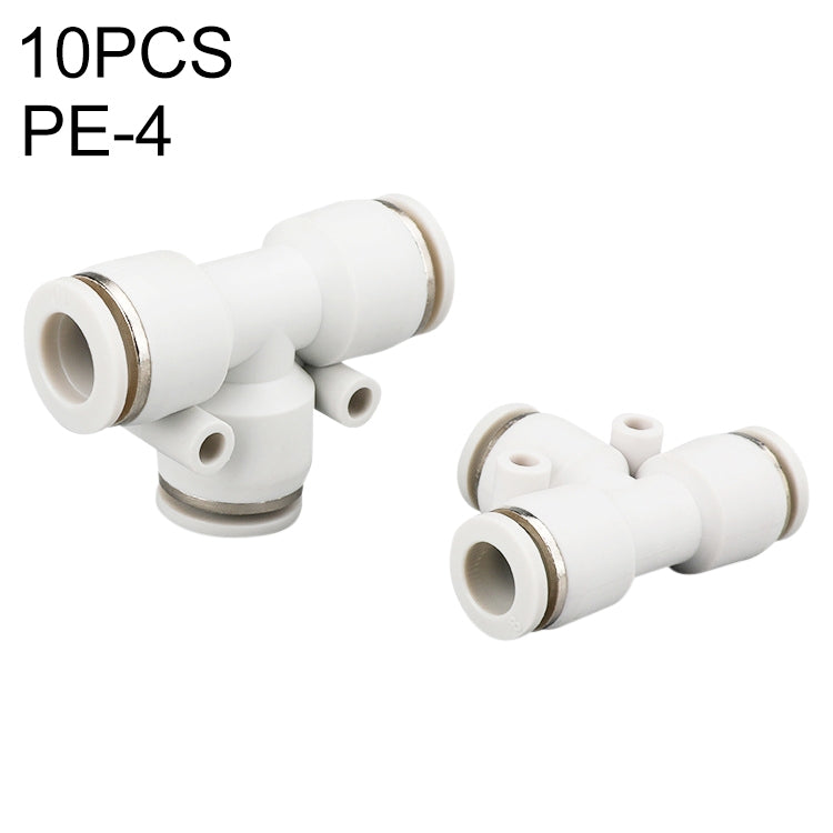 PE-10 LAIZE 2pcs PE T-type Tee Pneumatic Quick Fitting Connector My Store