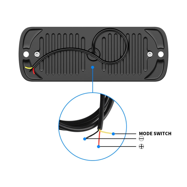 2pcs DC12-24V 3.2W Car 20LED Ultra-thin Strobe Light