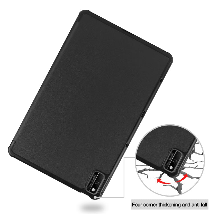 For Huawei MatePad 10.4 inch Solid Color Anti-fall Horizontal Flip Tablet PC Protective Leather Case with Bracket My Store