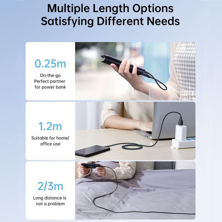 JOYROOM 20W Type-C to 8 Pin Surpass Series Fast Charging Data Cable