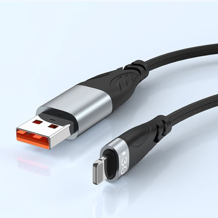 ADC-008 2 in 1 PD 30W USB/Type-C to 8 Pin Fast Charge Data Cable, Length: 1m