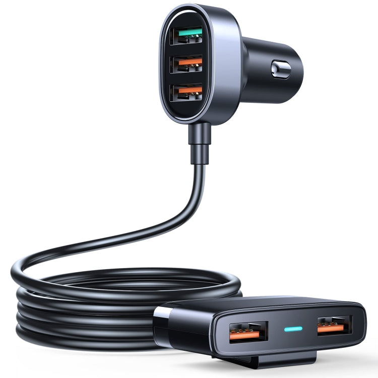 JOYROOM CL03 PRO 45W 5-ports USB Car Charging with Extended HUB