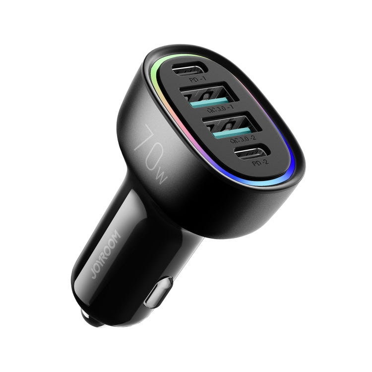 JOYROOM JR-CL29  70W 4-Port USB + Type-C Car Charger