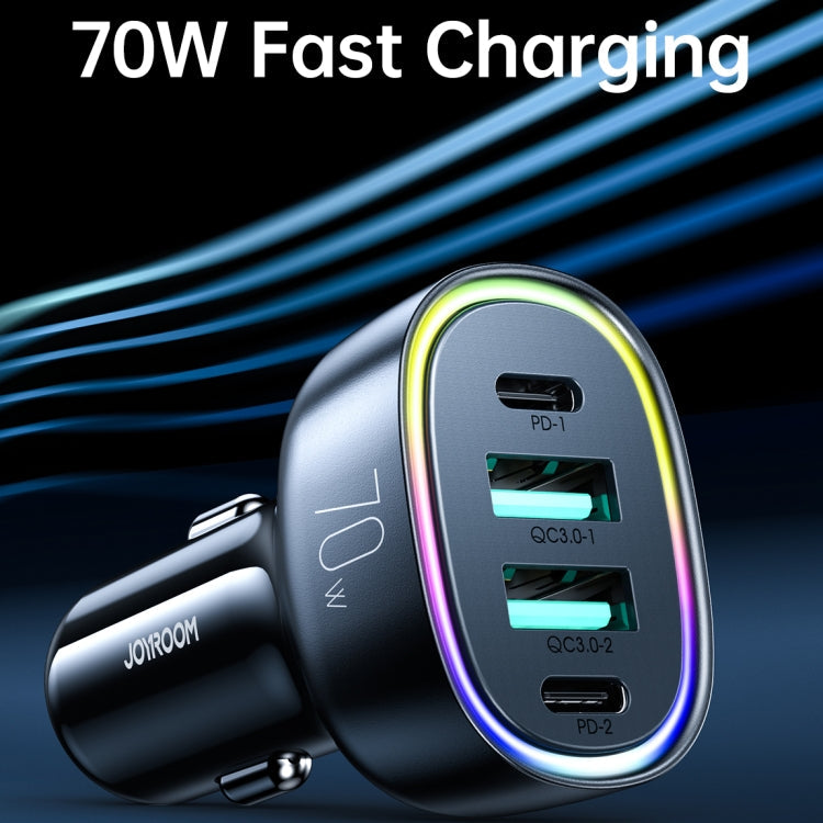 JOYROOM JR-CL29  70W 4-Port USB + Type-C Car Charger ÎҵÄÉ̵ê