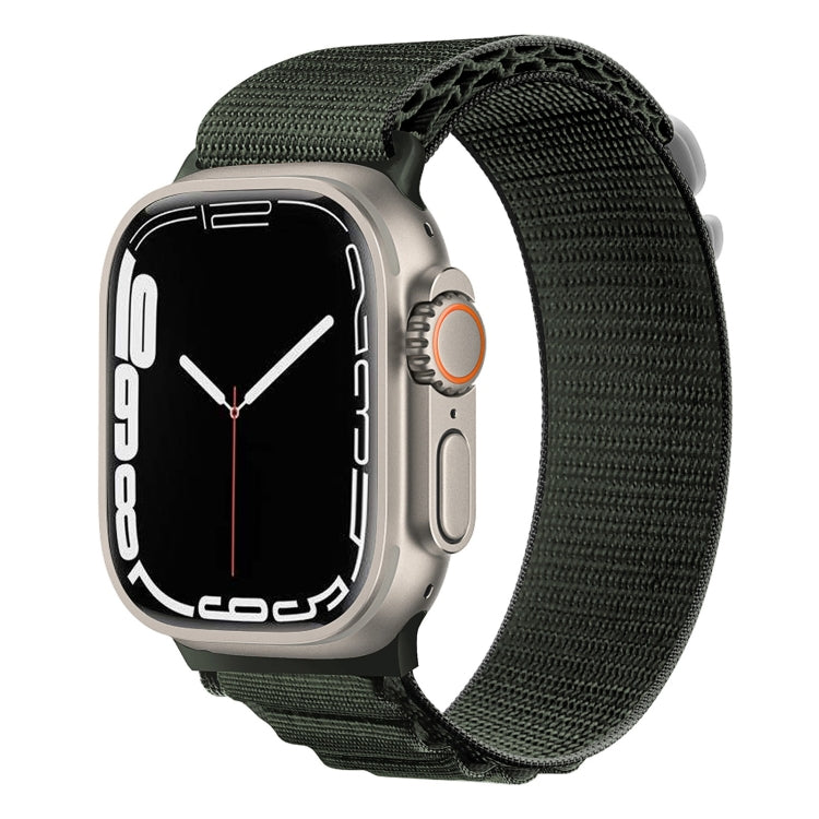 Silver Buckle Nylon Watch Band