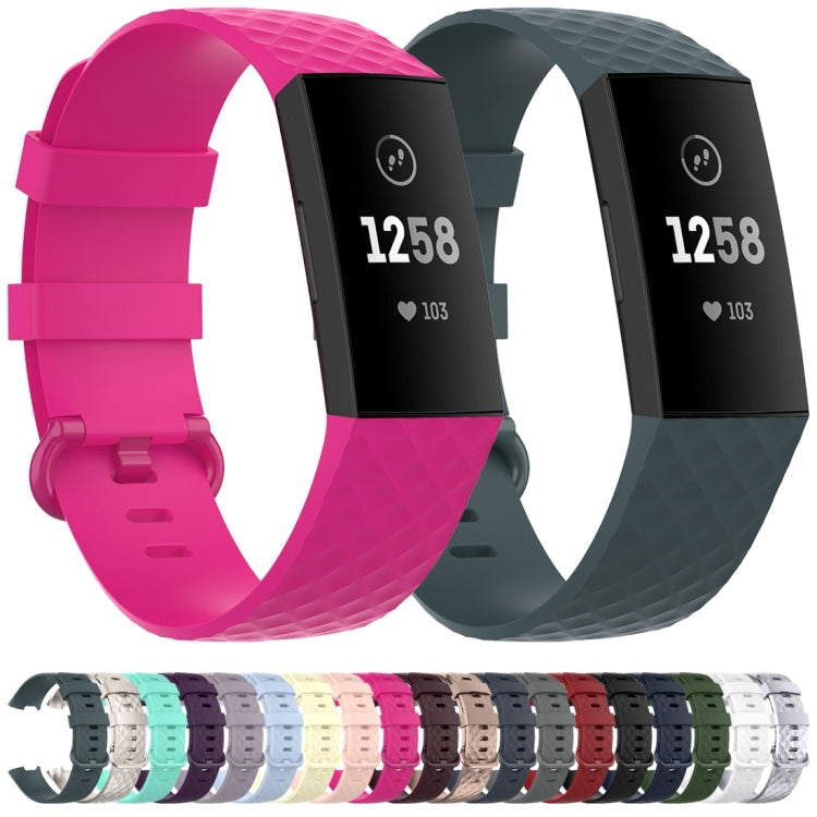 Color Buckle TPU Wrist Strap Watch Band for Fitbit Charge 4 / Charge 3 / Charge 3 SE, Series 2