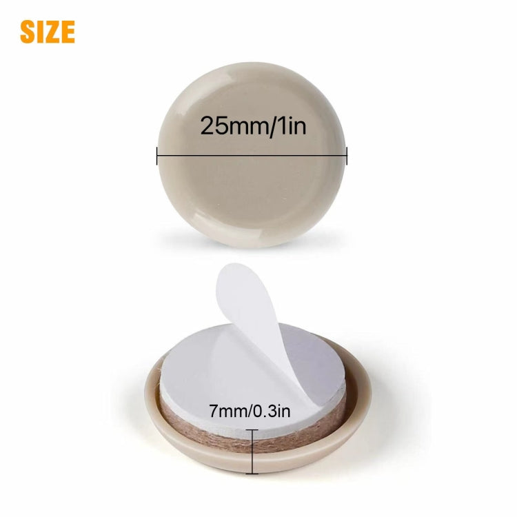 16 in 1 25mm Round Table Chairs Non-slip Foot Mat