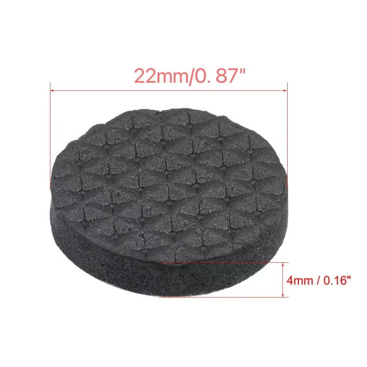 2pcs 22mm Round Plaid EVA Table Sofa Slip-proof Noise-reducing Foot Pads-Reluova