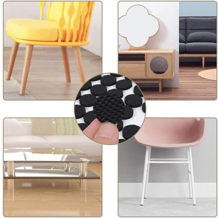 2pcs 22mm Round Plaid EVA Table Sofa Slip-proof Noise-reducing Foot Pads-Reluova