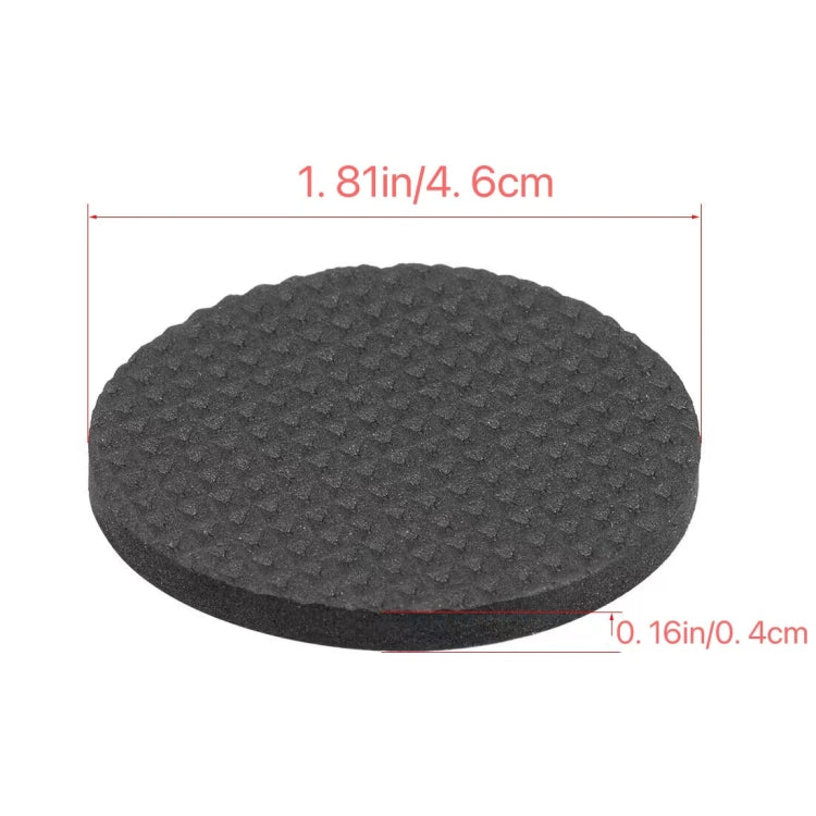 2pcs 46mm Round Plaid EVA Table Sofa Slip-proof Noise-reducing Foot Pads