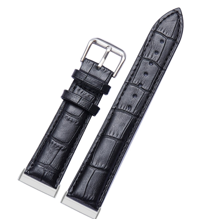 Universal Crocodile Texture Genuine Leather Watch Band