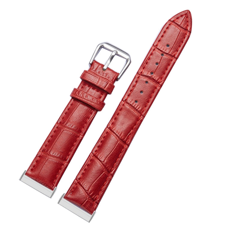 Universal Crocodile Texture Genuine Leather Watch Band