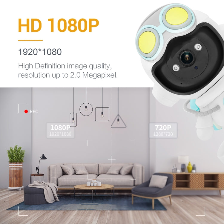 ESCAM PT211 Motion Detection & Tracking 2MP Sound Alarm Cloud Storage Two-way Audio Night Vision WiFi Camera