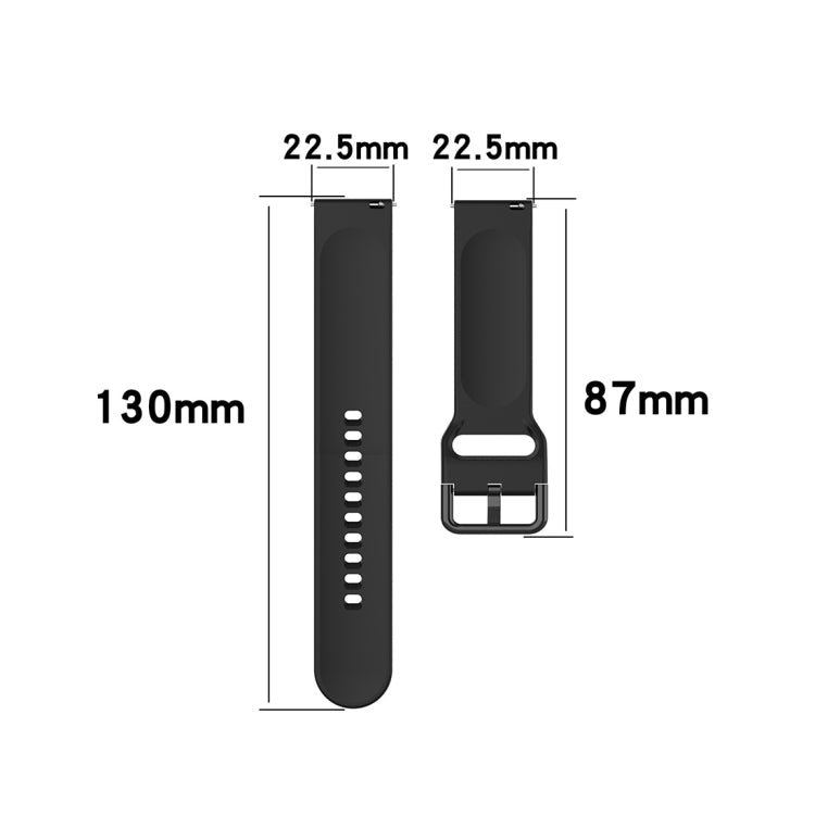 Color Buckle Silicone Wrist Strap Watch Band for Fitbit Versa 2 / Versa / Versa Lite / Blaze