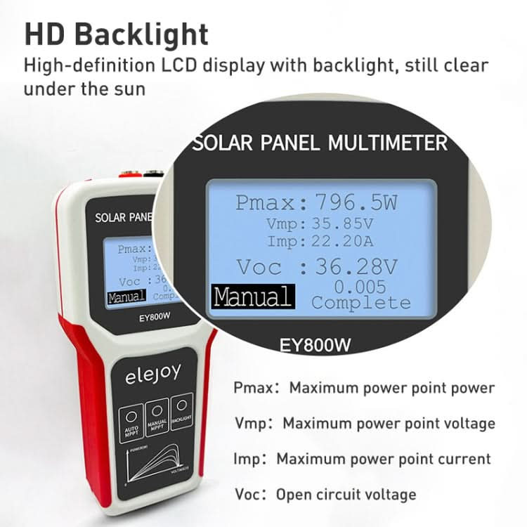 800W Solar Panel Power Supply Multimeter My Store