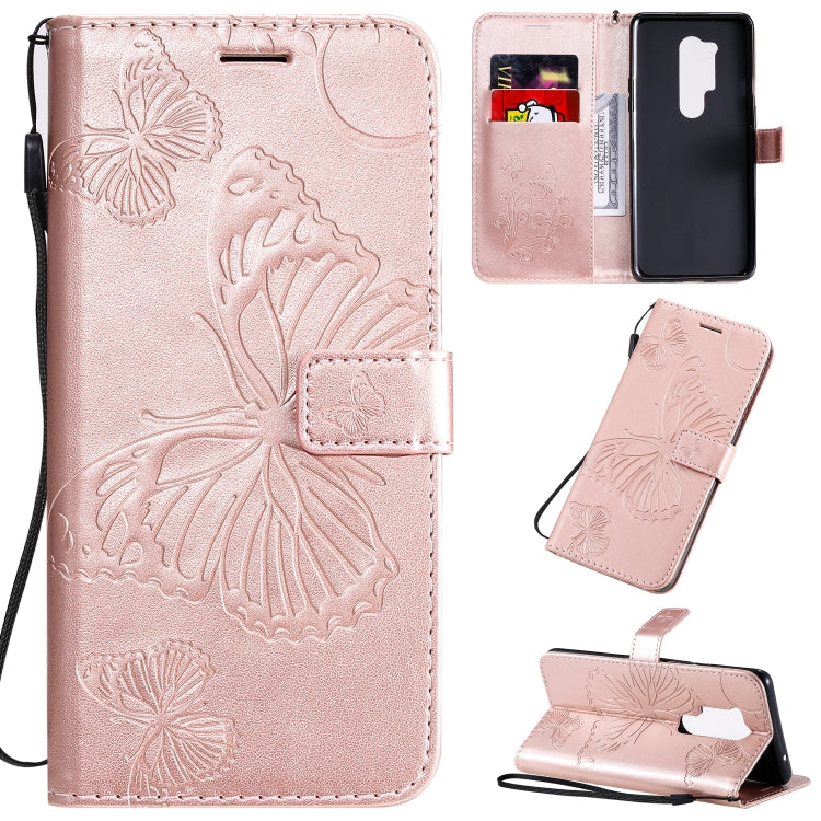 3D Butterflies Embossing Pattern Horizontal Flip Leather Case with Holder & Card Slot & Wallet & Lanyard, Series 3-Reluova