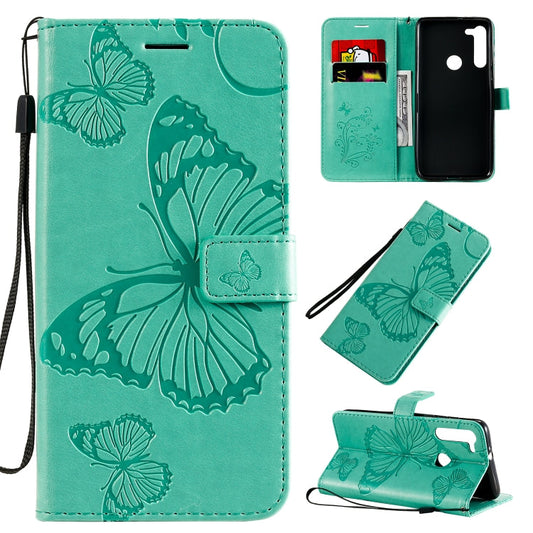 3D Butterflies Embossing Pattern Horizontal Flip Leather Case with Holder & Card Slot & Wallet & Lanyard, Series 5-Reluova