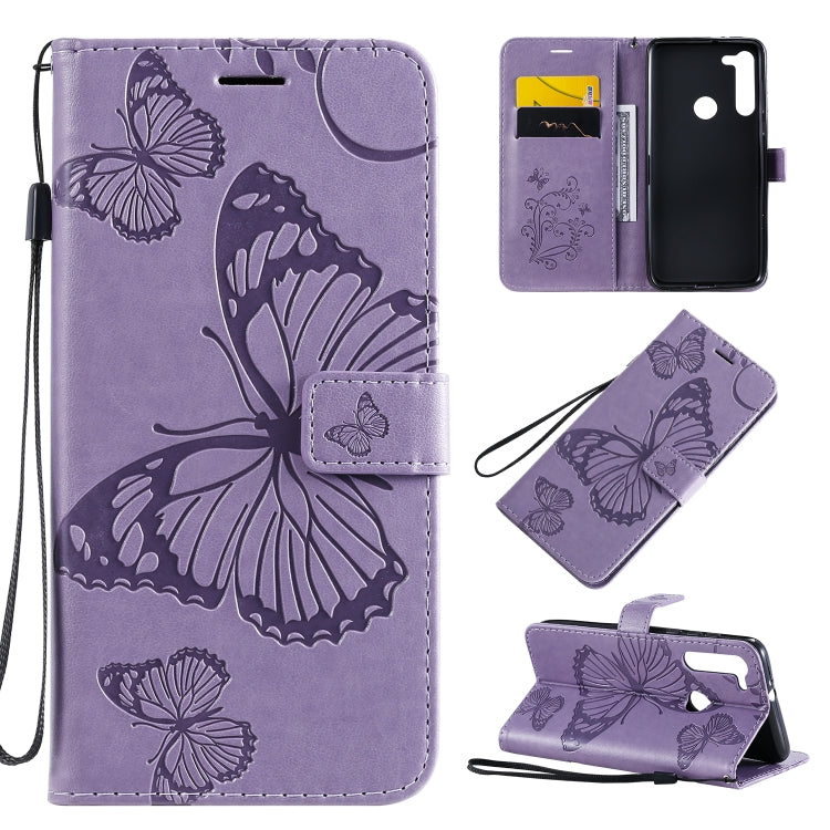 3D Butterflies Embossing Pattern Horizontal Flip Leather Case with Holder & Card Slot & Wallet & Lanyard, Series 5-Reluova