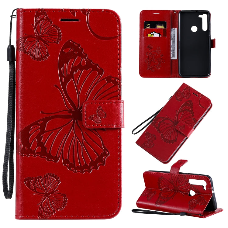 3D Butterflies Embossing Pattern Horizontal Flip Leather Case with Holder & Card Slot & Wallet & Lanyard, Series 5-Reluova