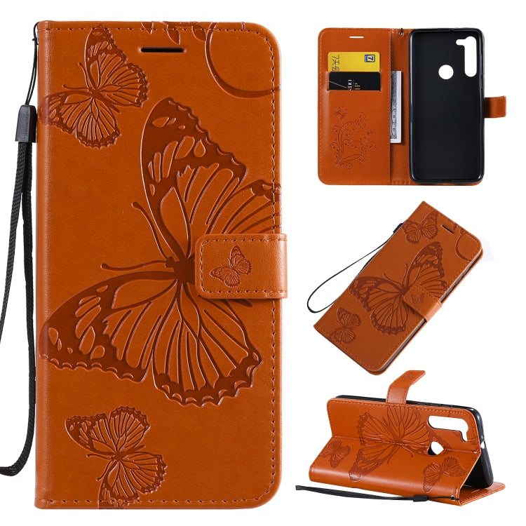 3D Butterflies Embossing Pattern Horizontal Flip Leather Case with Holder & Card Slot & Wallet & Lanyard, Series 5-Reluova