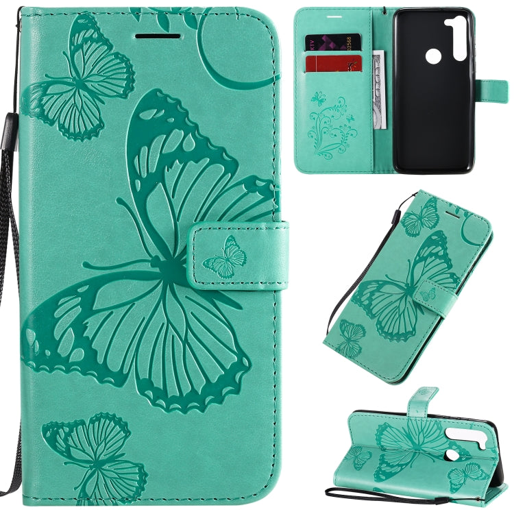 3D Butterflies Embossing Pattern Horizontal Flip Leather Case with Holder & Card Slot & Wallet & Lanyard, Series 6-Reluova